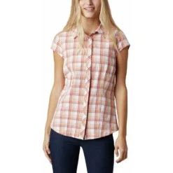 Columbia Saturday Trail II Stretch Print Short Sleeve Shirt